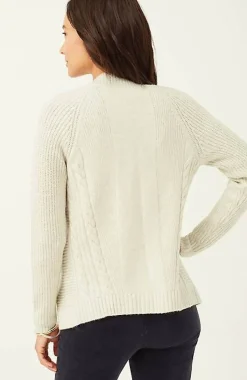 Draped-Front Textured Cardi | Jjill