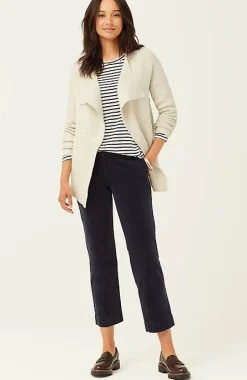 Draped-Front Textured Cardi | Jjill
