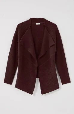Draped-Front Textured Cardi | Jjill