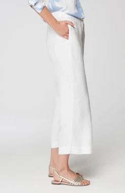 Easy Linen Wide-Leg Crops | Jjill