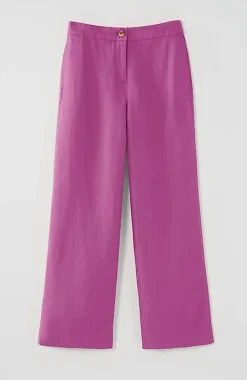 Easy Linen Wide-Leg Crops | Jjill
