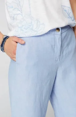 Easy Linen Wide-Leg Crops | Jjill