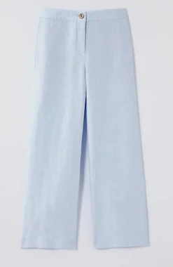 Easy Linen Wide-Leg Crops | Jjill