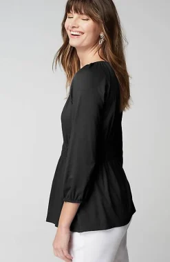 Elastic-Waist Top | Jjill