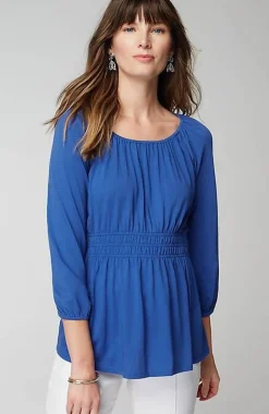 Elastic-Waist Top | Jjill