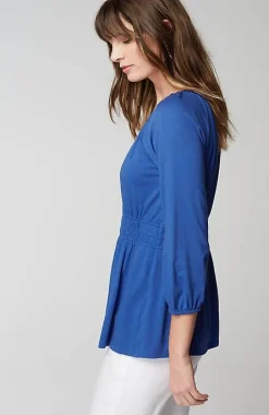 Elastic-Waist Top | Jjill
