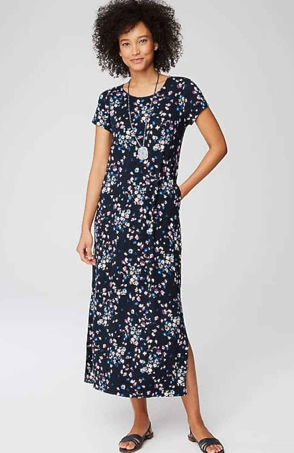 Elevated Maxi T-Shirt Dress | Jjill