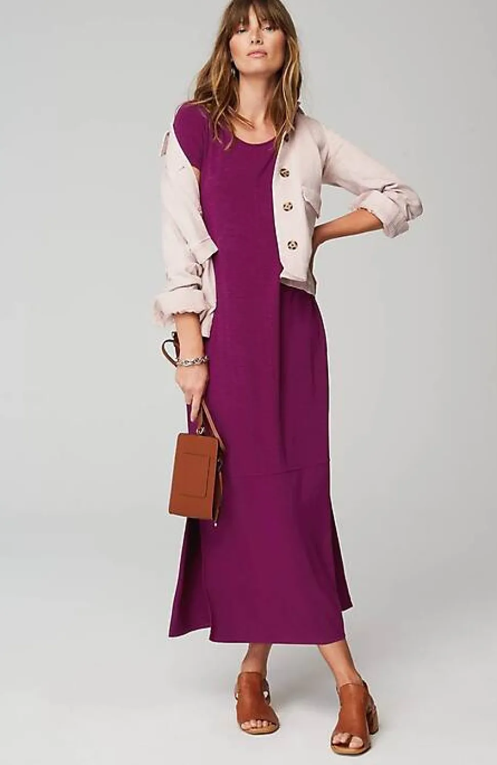 Elevated Maxi T-Shirt Dress | Jjill