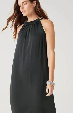 Embellished Halter-Neck Dress | Jjill