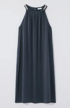 Embellished Halter-Neck Dress | Jjill