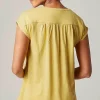 Embroidered Mixed-Media Tunic | Jjill