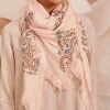 Embroidered Triangle Scarf | Jjill
