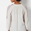 Embroidered U0026 Beaded Peasant Top | Jjill