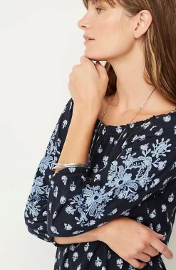 Embroidered U0026 Printed Relaxed Top | Jjill