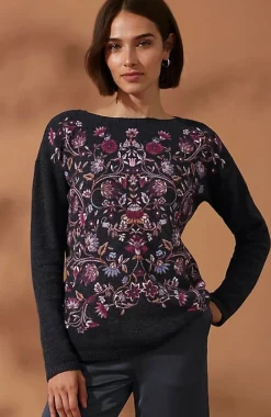 Enchanted Florals Sweater | Jjill