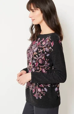 Enchanted Florals Sweater | Jjill