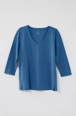 Essential Forward-Seam Tee | Jjill