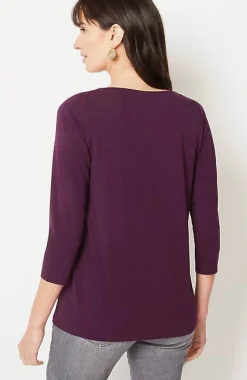 Essential Forward-Seam Tee | Jjill