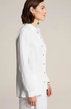 Everyday Linen Button-Front Shirt | Jjill