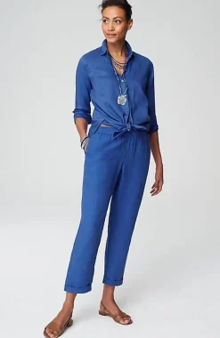 Everyday Linen Button-Front Shirt | Jjill