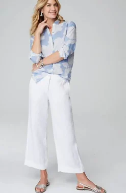 Everyday Linen Button-Front Shirt | Jjill