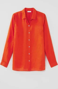Everyday Linen Button-Front Shirt | Jjill