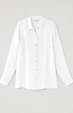 Everyday Linen Button-Front Shirt | Jjill