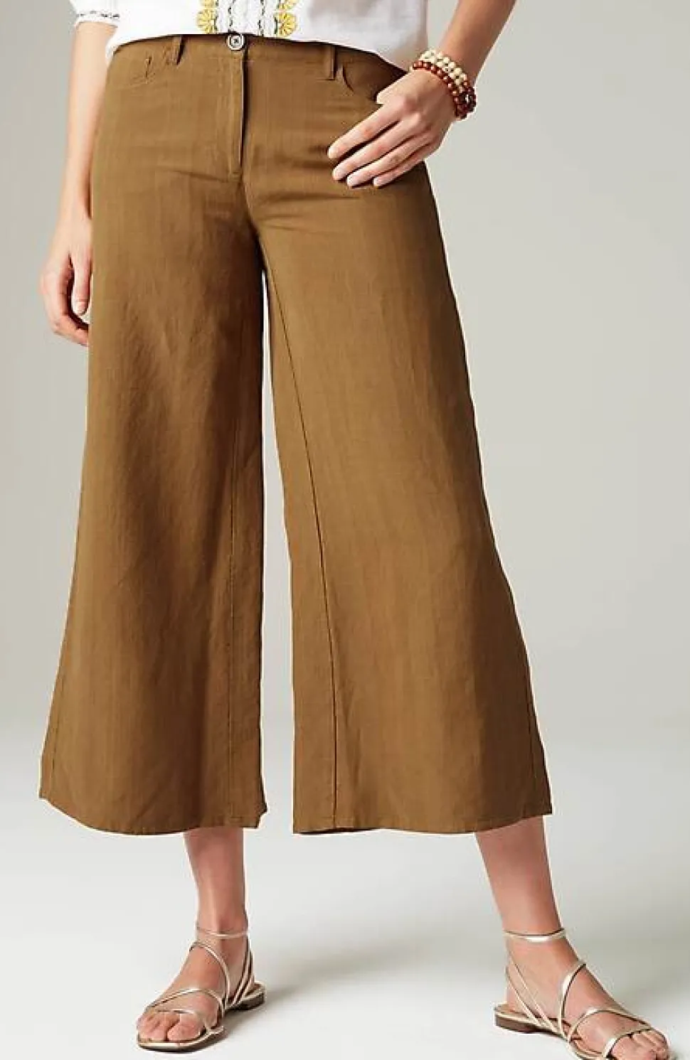 Exaggerated Wide-Leg Crops | Jjill