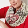 Fair Isle Jacquard Infinity Scarf | Jjill