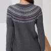 Fair Isle Stripes Raglan Sweater | Jjill