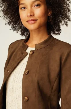 Faux-Suede Jacket | Jjill
