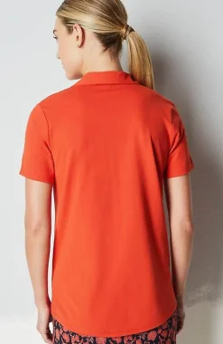 Fit Cotton-Stretch Polo Shirt | Jjill