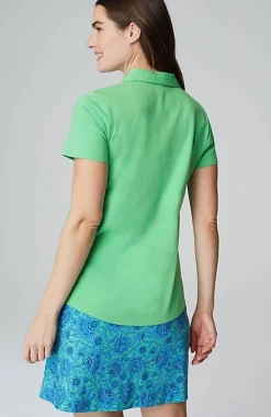 Fit Cotton-Stretch Polo Shirt | Jjill