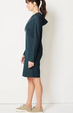Fit Double-Knit Hooded Dress | Jjill