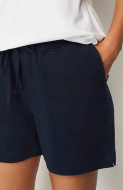 Fit Drawstring-Waist Knit Shorts | Jjill