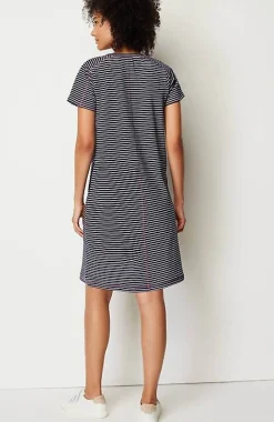 Fit Elevate Terry Contrasting-Stitch Dress | Jjill