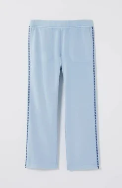 Fit French Terry Embroidered Crops | Jjill
