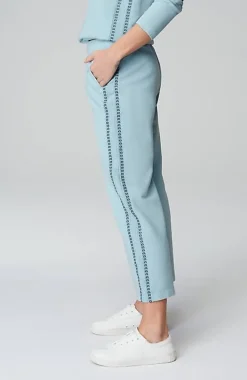 Fit French Terry Embroidered Crops | Jjill