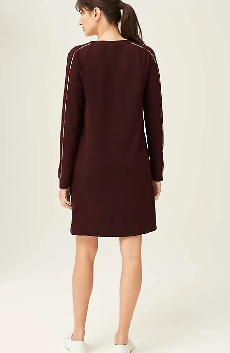 Fit French Terry Ombre-Embroidered Dress | Jjill