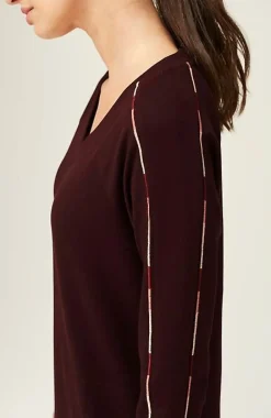 Fit French Terry Ombre-Embroidered Dress | Jjill