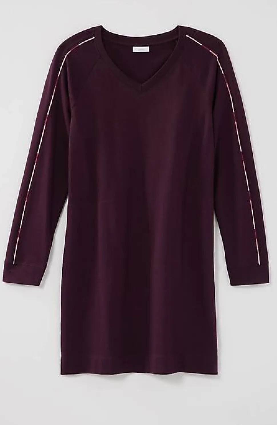 Fit French Terry Ombre-Embroidered Dress | Jjill
