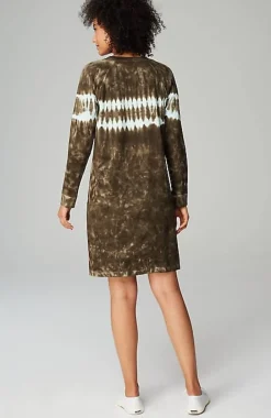 Fit French Terry Tie-Dyed Sweatshirt Dress | Jjill