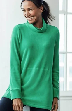 Fit Microfleece Turtleneck Tunic | Jjill