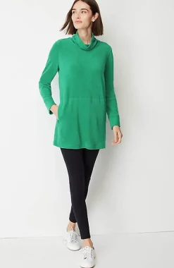 Fit Microfleece Turtleneck Tunic | Jjill