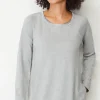 Fit Ombre-Stitched Tunic Sweatshirt | Jjill