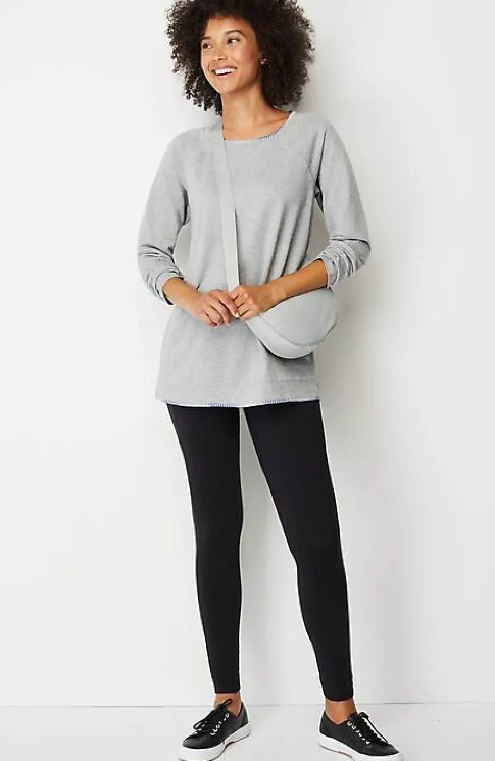 Fit Ombre-Stitched Tunic Sweatshirt | Jjill