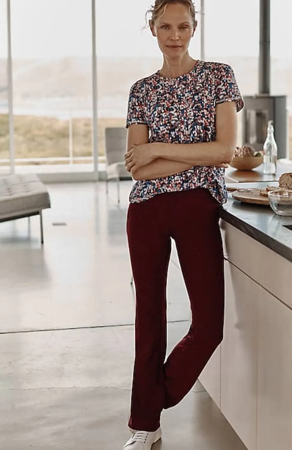 Fit Performance High-Rise Boot-Cut Pants | Jjill