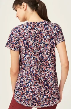 Fit Progress Pima-Stretch Shirttail Tee | Jjill