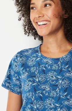 Fit Progress Pima-Stretch Shirttail Tee | Jjill