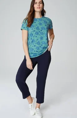 Fit Progress Pima-Stretch Shirttail Tee | Jjill